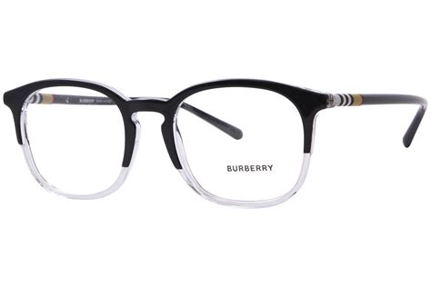 Burberry™ BE2272 3029 53 Top Black on Crystal Eyeglasses